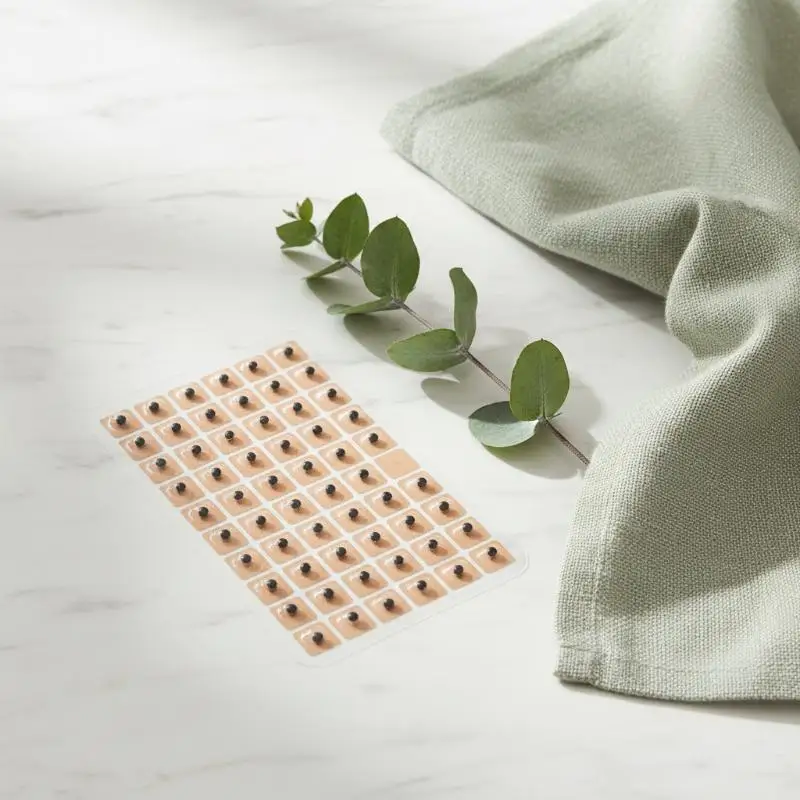 600 Stück/Beutel Samen-Aufkleber Auricular Auriculotherapie Vaccaria Ohr-Akupunktur Massage-Therapie Nadel-Patch – Detail 17