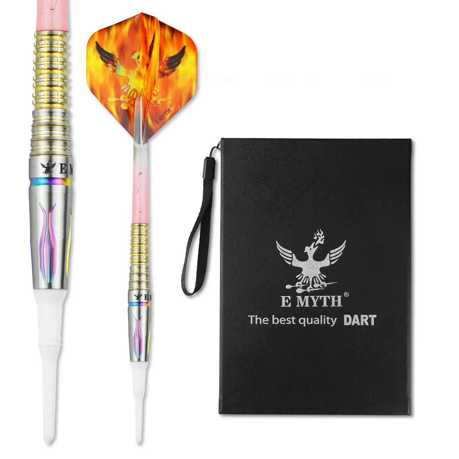 

E MYTH SUZAKU Dart Needle Professional Soft Pin Style Soft Marker 90% TUNGSTEN 19g Projectile Practice Recreation