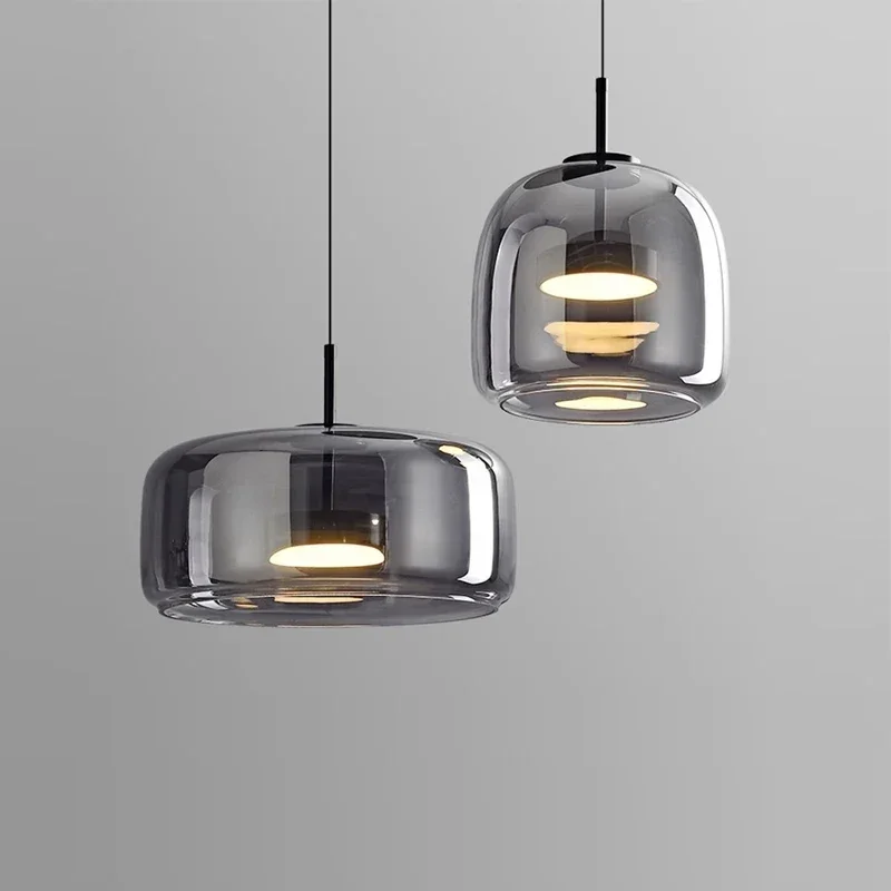 Imagem -05 - Modern Glass Led Pendant Lights Iluminação da Sala de Jantar Bar Light Lustre de Luxo Home Decor Quarto Simples