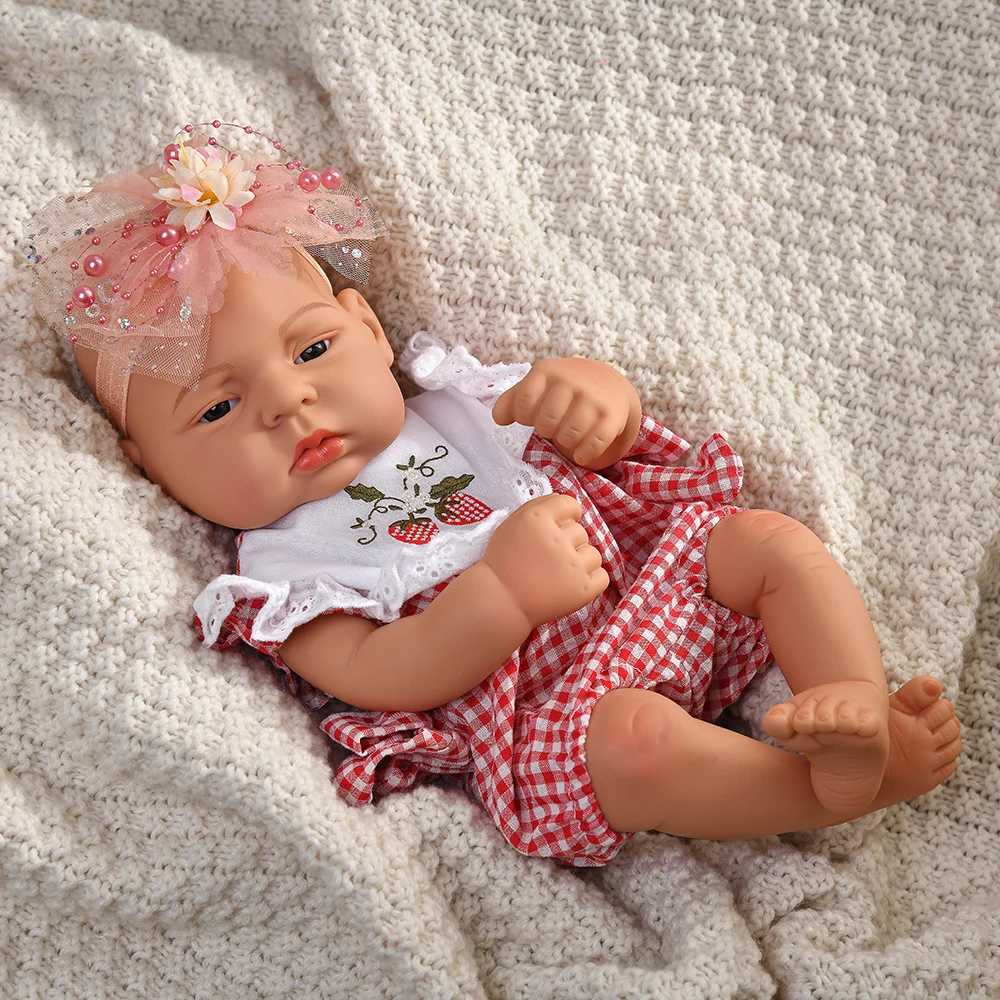 15,75 zoll Reborn Baby Puppe Lebensechte Mädchen Reborn Puppen Mode 40 cm Schöne Weiche Baby Vinyl Baby Puppe Spielzeug Für mädchen Geburtstag Geschenke
