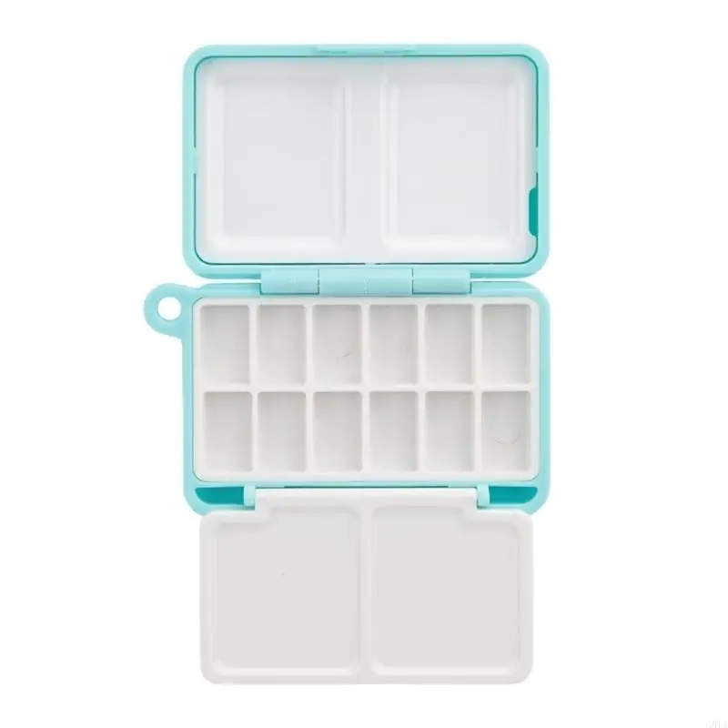 

G8TA Painting Box with Palette Pan Mini Paint Palette Small Paint Storage Box For Art