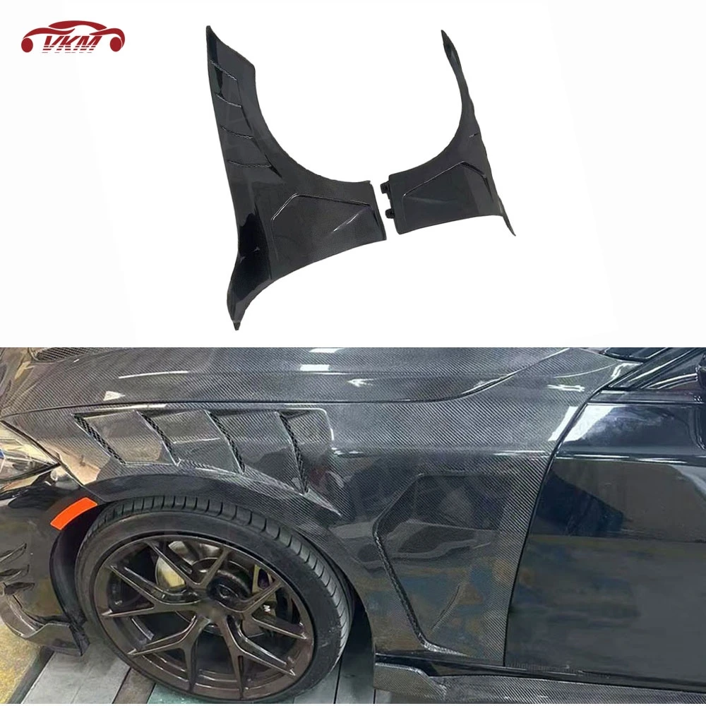 

Carbon Fiber Front Bumper Side Fender Splitter Trim for BMW 4 Series G22 G23 2019-2024 Car Body Kits Decoration Accessories FRP