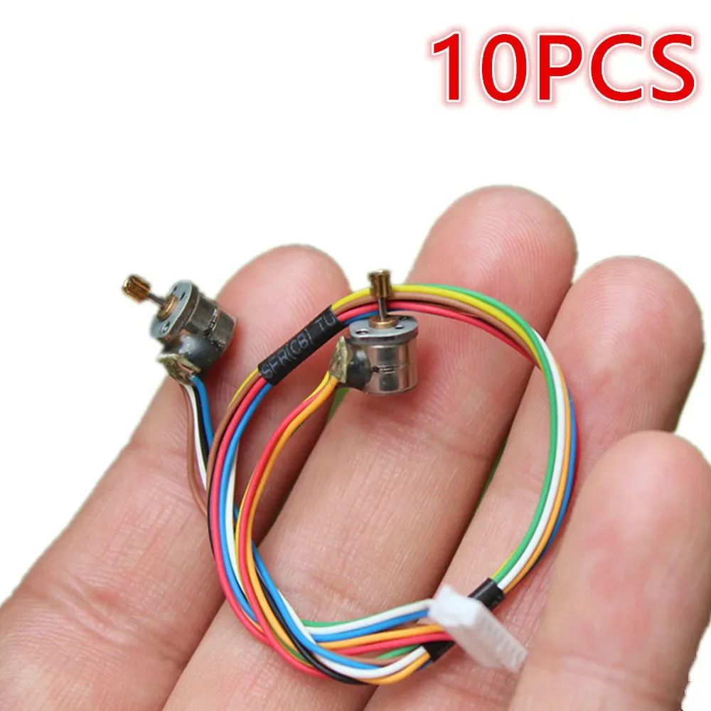 10PCS/LOT 6mm micro stepper motor With gear Two-phase four-wire stepper motor Small 2-phase 4-wire stepping motor