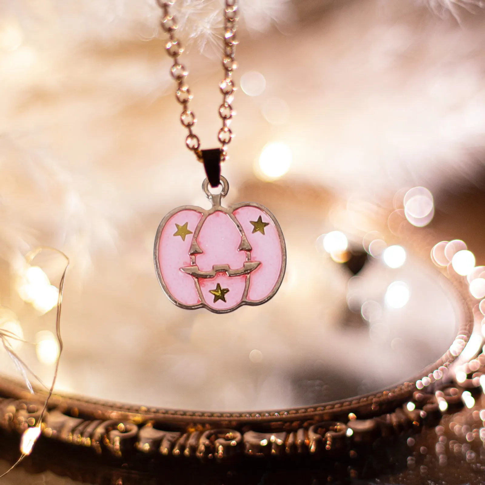 34 pcs Halloween Diy Jewelry Pendant Alloy Pumpkin Bat Charm For Necklace Bracelet Earrings Keyring Making Supply Accessory
