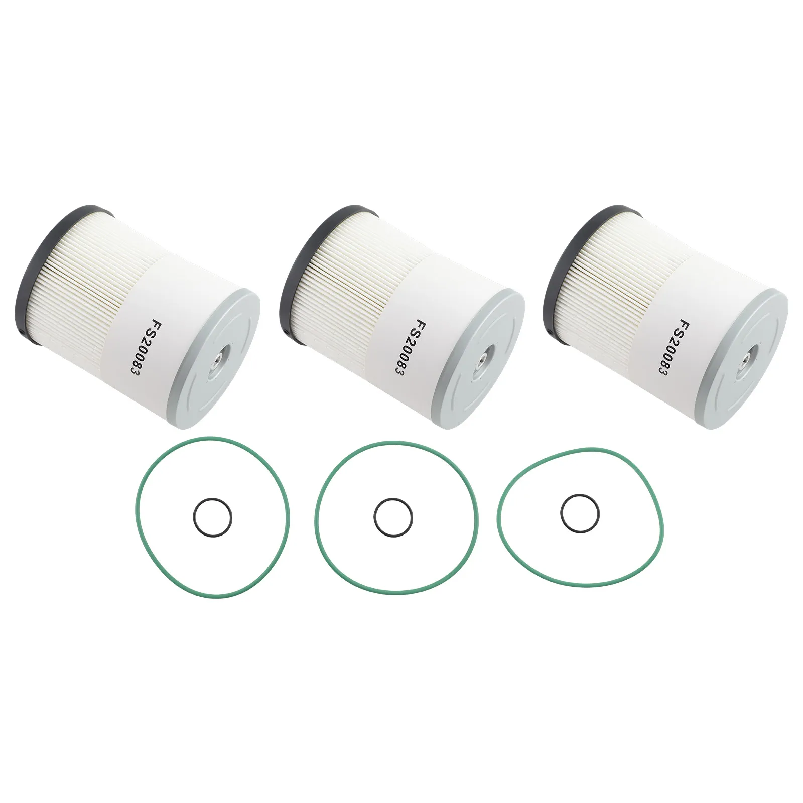 

Fuel Water Separator Set of 3 for Cummins ISX DD13 DD15 DD16 A0000905051 FS20083