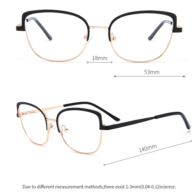 KANSEPT Fashion Cat Eye Glasses Frame Women Vintage Myopia Optical Prescription Glasses Eyewear Spectacle Frames High Quality