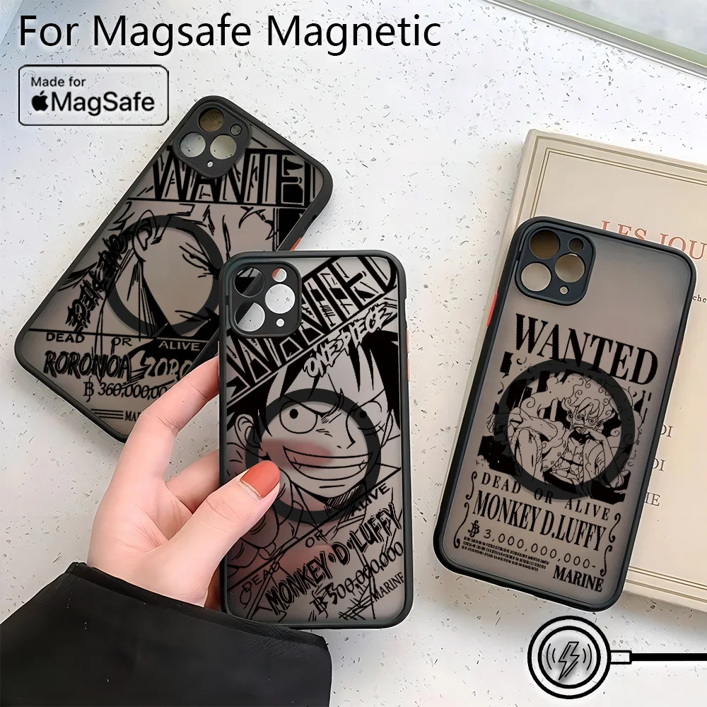 New Cool Phone Case for L-Luffys iPhone 17 16 15 14 13 12 11 Pro Max Mini XR XS X 7 8 Plus P-Pieces Matte Magnetic O-Ones Cover