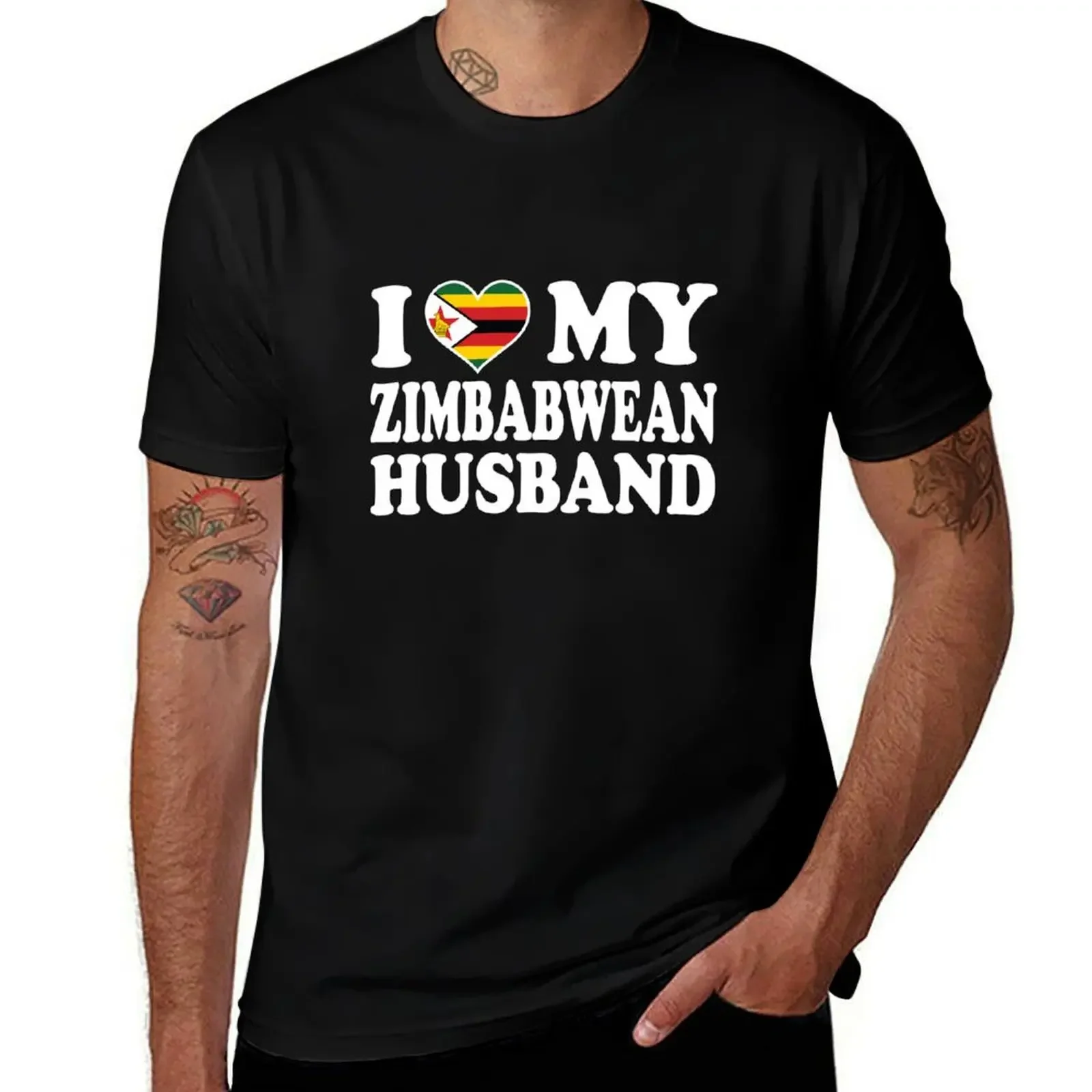 

I Love My Zimbabwean Husband I Heart My Zimbabwe Husband Gift T-Shirt oversized t shirt for a boy mens t shirt graphic