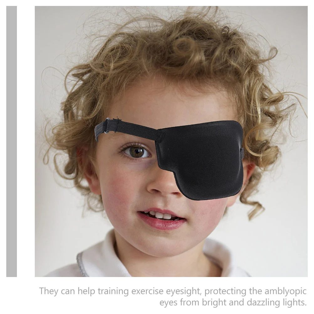 3 قطعة قناع عين واحد للأطفال بقع صغيرة غطاء الحول حامي قابلة لإعادة الاستخدام البوليستر اكسسوارات الطفل الاستخدام اليومي المحمولة