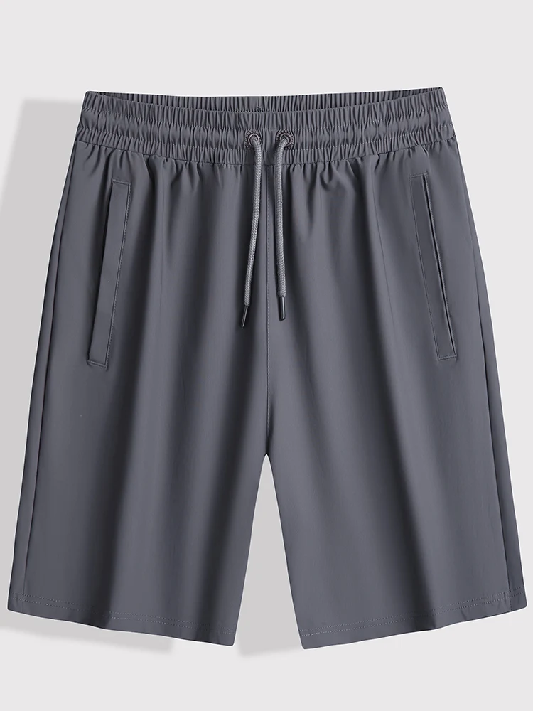 

Extra Large Ice Silk orts Men's Summer Running Fitn Sports Qui Dry Five-Quarter Loose Fit plus Size Casual Straight Leg