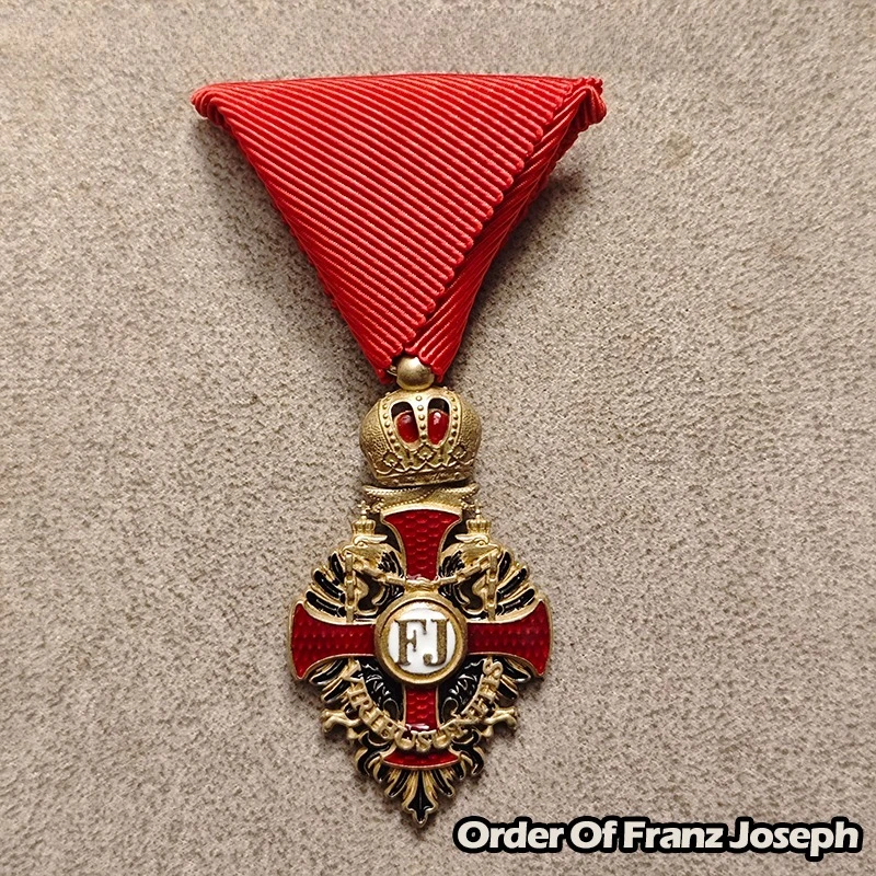 

Значок с медной лентой, рыцарь Австрийской империи, заказ Франца Джозефа, медаль чести, 1849 FJ, значок на булавке, украшение, коллекция ремесел, подарок