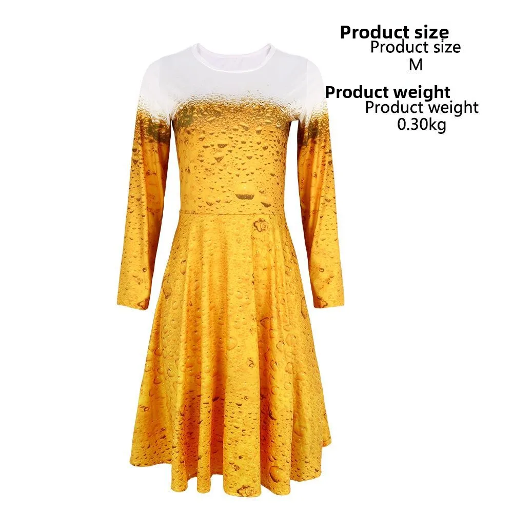 크로스보더 맥주 축제 코스프레 의상 0월 축제 가면무도회 할로윈 롤플레잉 의상 여성 민족 무대 의상