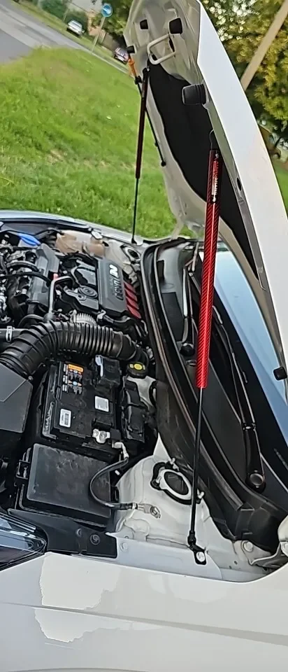 Rozpórki maski silnika do Hyundai i20N 2020 2021 2022 2023 2024 Modyfikuj cylindry Podnośnik Amortyzatory Tłoczyska Tłoczyska Podpórka