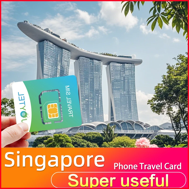 SIM-карта JOYTEL Singapore 4G, высокоскоростная интернет-карта виртуального телефона, опционально 2G, неограниченные данные