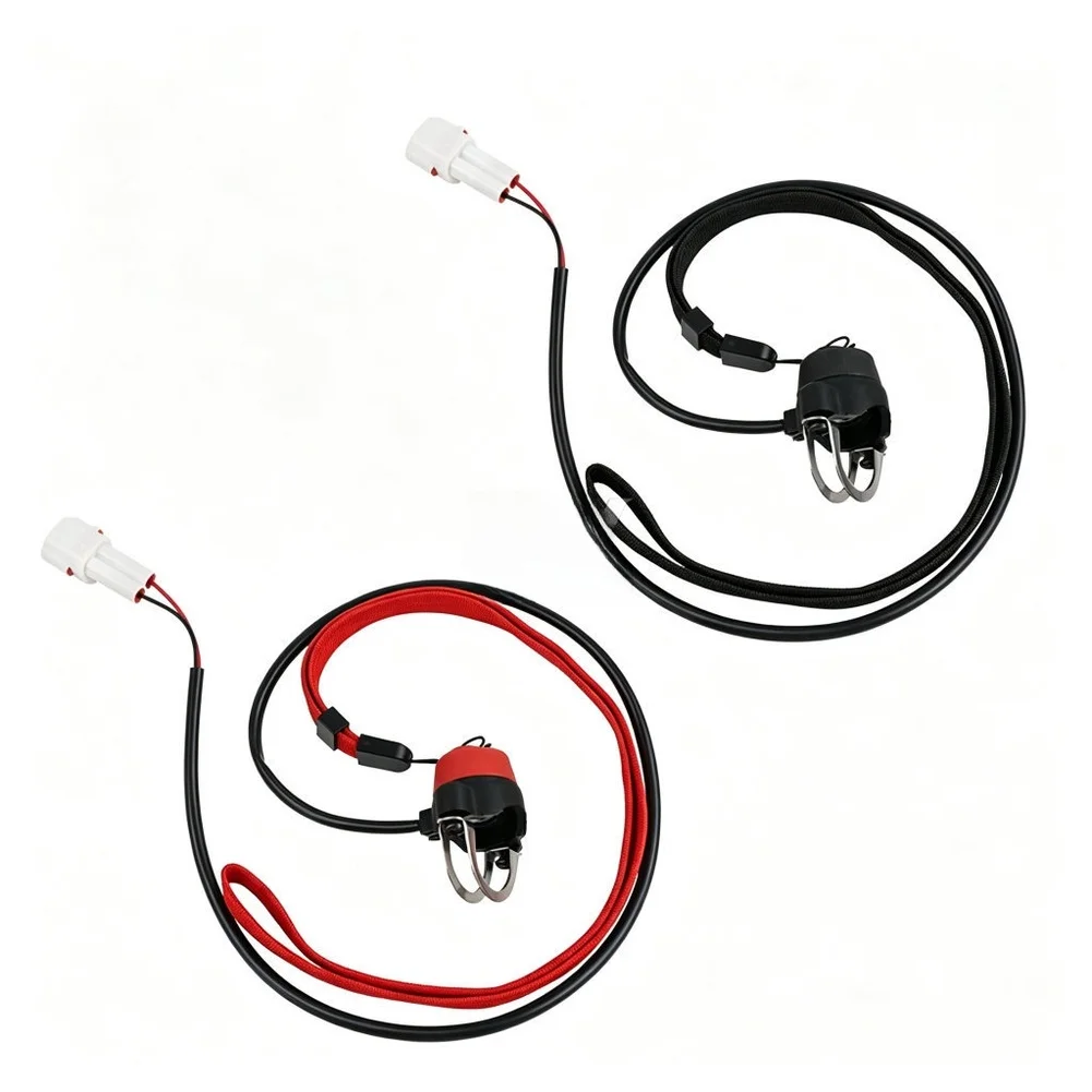 Waterproof Engine Stop Switch With Wrist Strap For Mini Off-Road Motorcycle And For ATV Safety Kill Button Accessories Red Black view 3