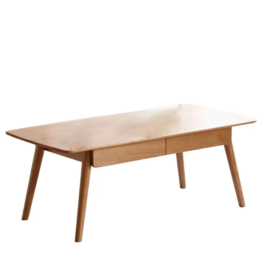 

Center table Low Table 100 solid wood Top plate Desk Coffee table Width 100 x Depth 50 x Height 44 cm Study desk Work from home