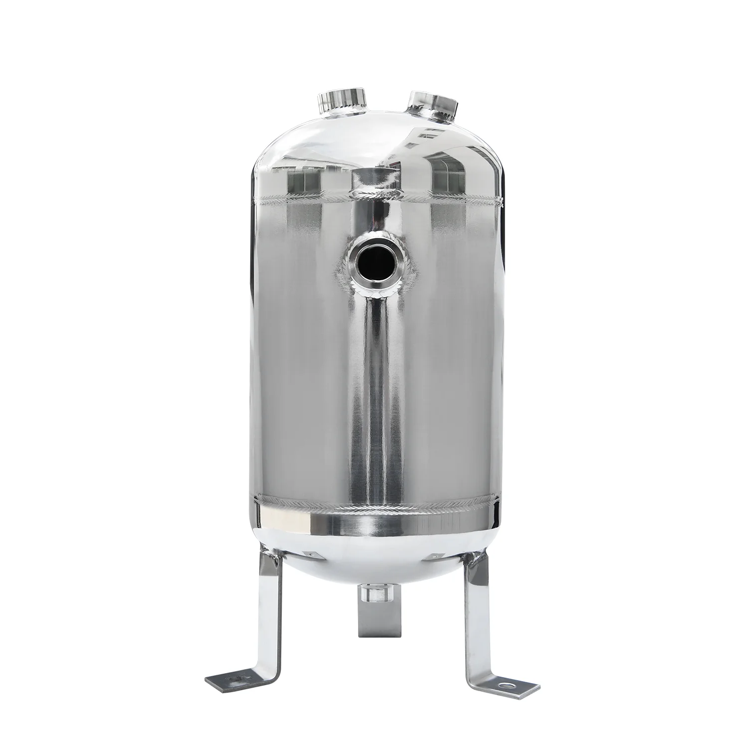 5L Vertical 304 Stainless Steel Tank Vacuum Buffer Pressure Vertical Gas Storage Tank Withstand Pressure ≤1.25Mpa