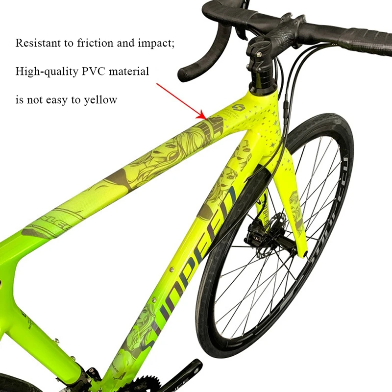 ENLEE The New Removeable Sticker Road Bicycle Paster Guard Cover 3D MTB Mountainbike Scratch-Resistant Protect Frame Protector – Detail 23