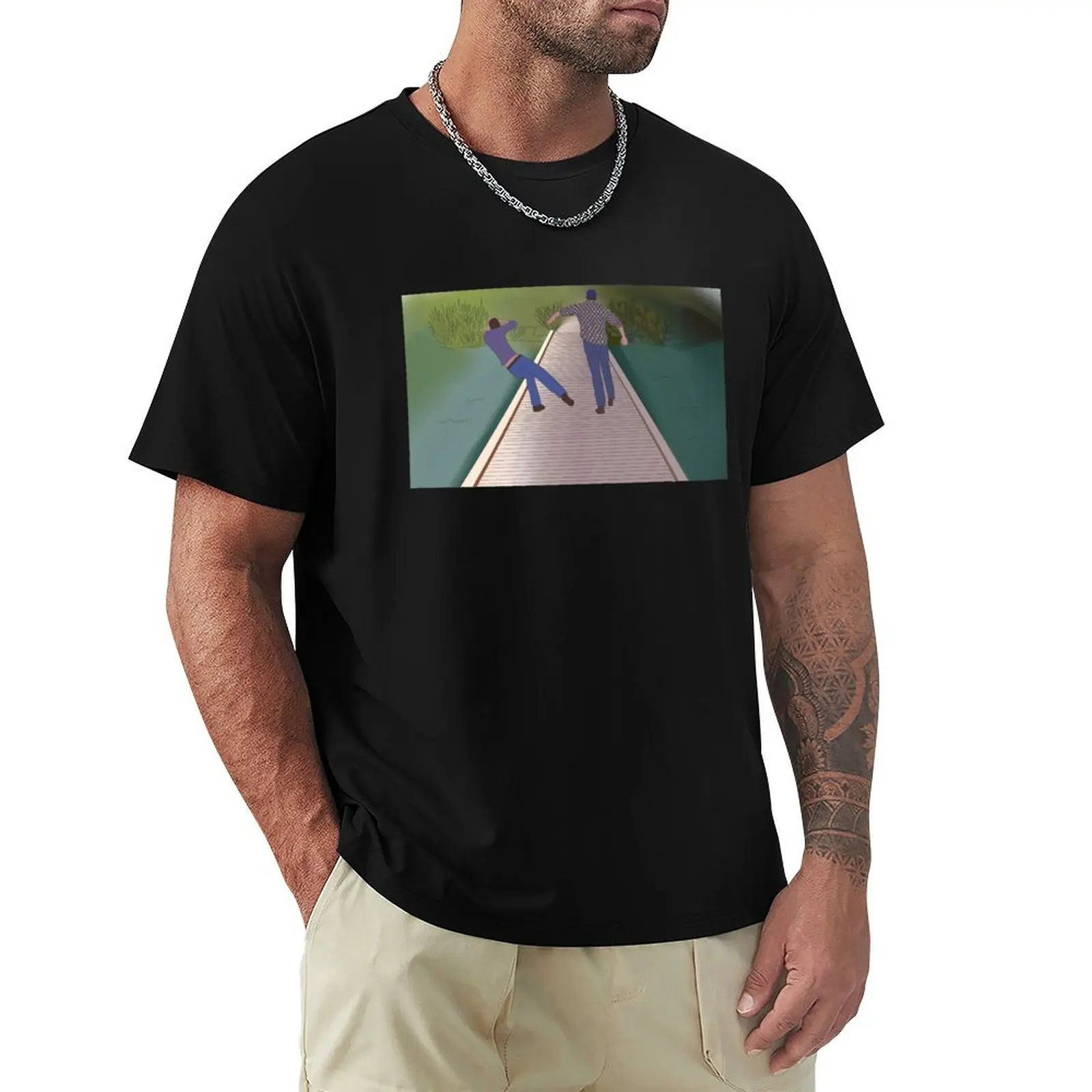 Luke and Jess T-Shirt t shirts for man cotton funny T-Shirt