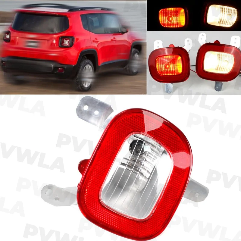 

Для Jeep Renegade 2015, 2016, 2017, 2018, 1 шт., отражатель заднего бампера с правой стороны, Φ 68255514AA