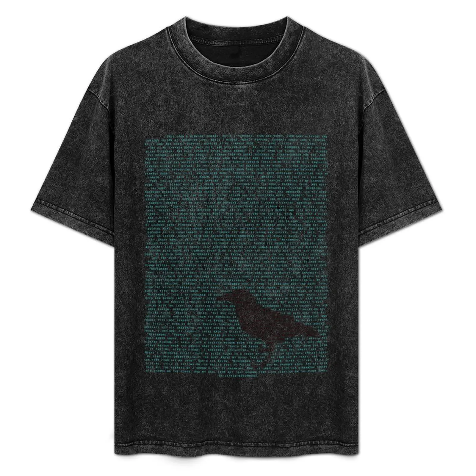 

The Raven - Edgar Allen Poe T-Shirt Industrial Work Tee Shirt