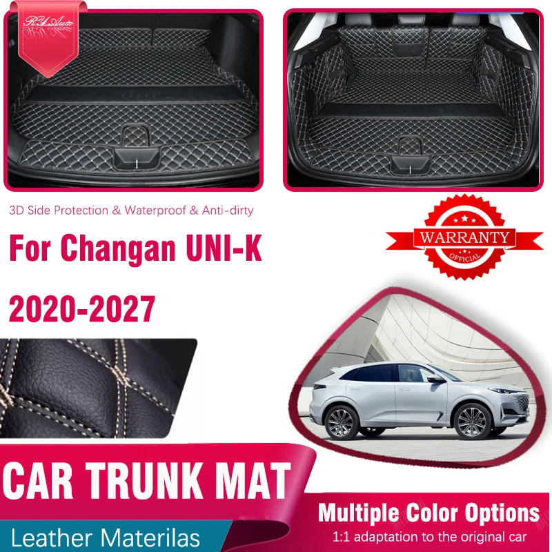 

Car Trunk Mats For Changan UNI-K UNIK UNI K 2020 2021 2022 2023 2024 2025 2026 2027 Leather Cargo Covers Liners Auto Accessories