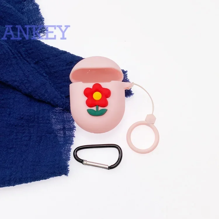 Capa de Silicone Cute Fruit para Google Pixel Buds Pro 2, Caso Bluetooth sem fio, à prova de choque, Buds Série A, Buds2