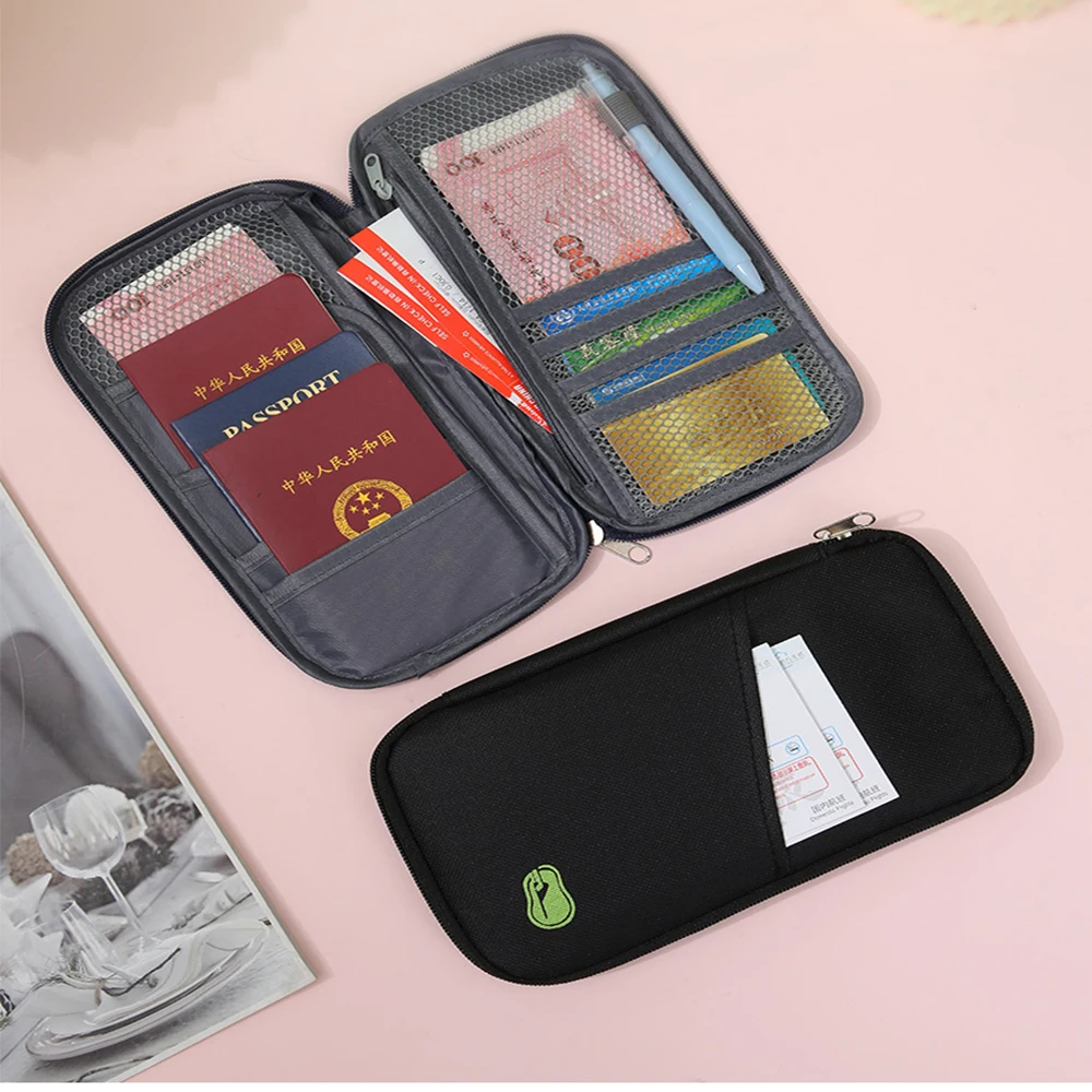 حار محفظة سفر الأسرة حامل جواز السفر الإبداعية حالة المنظم إكسسوارات السفر حقيبة مستندات حامل البطاقة التخزين المحمولة #6