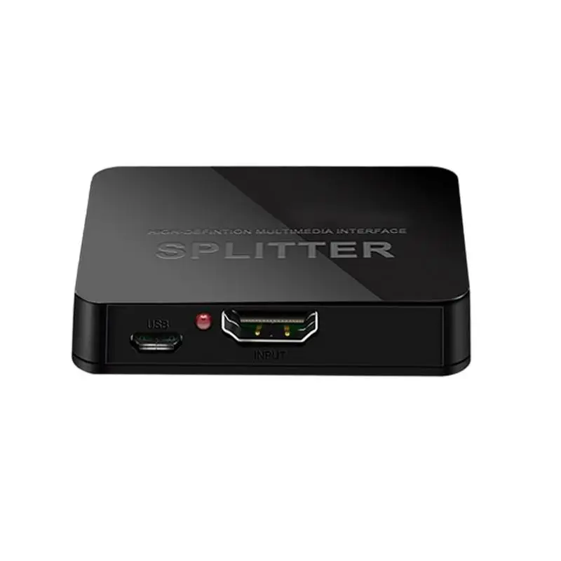 Display Port Video Splitter 1 In 2 Out Video Duplicator & Display Duplicator 3D Resolutions Display Duplicator Video Switcher