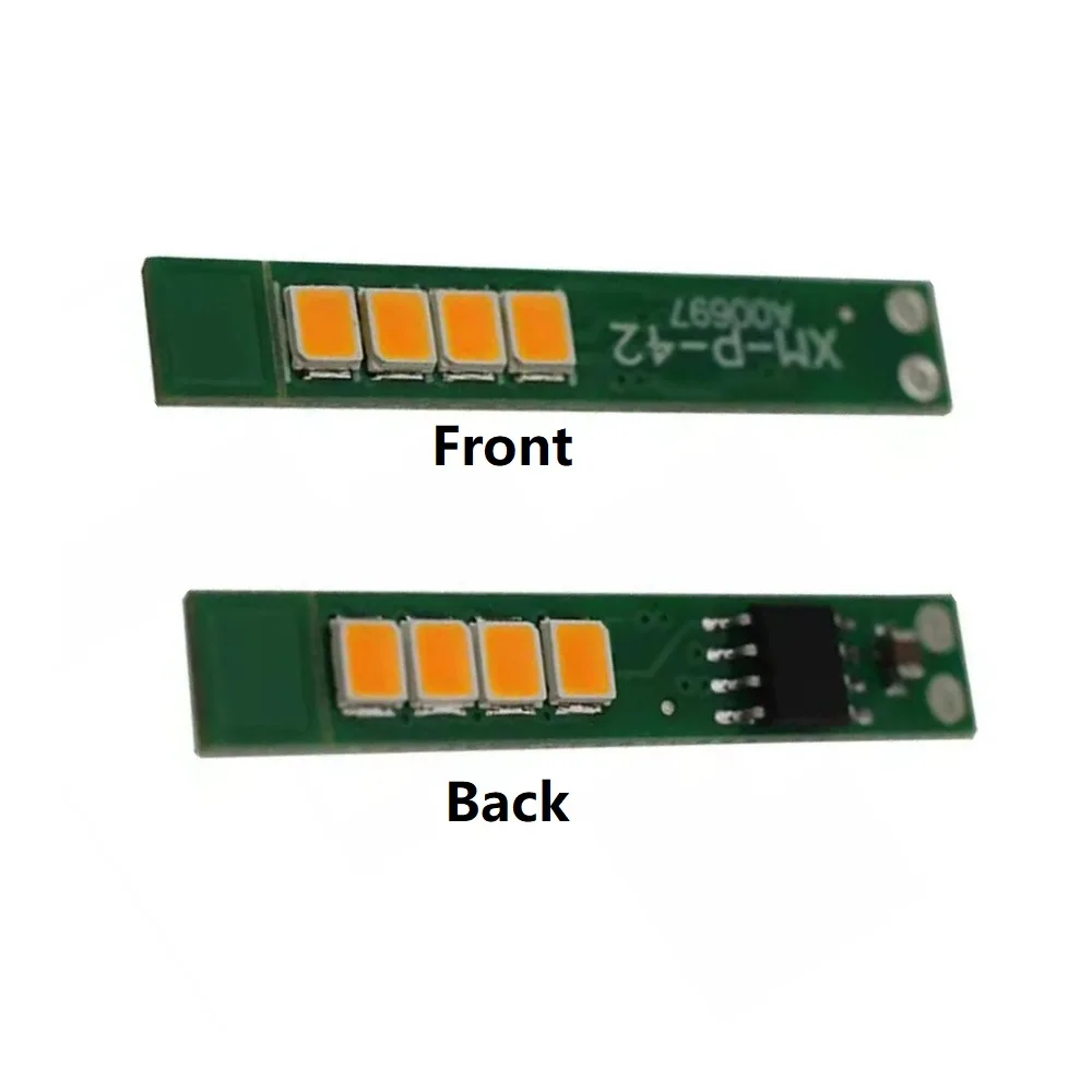 3 Stück/Set Simuliertes Kerzen-LED-Modul, Gelbes Flacker-/Atemlicht, 8 LEDs, 3-5V DC, Realistischer Kerzenlicht-Effekt – Detail 4