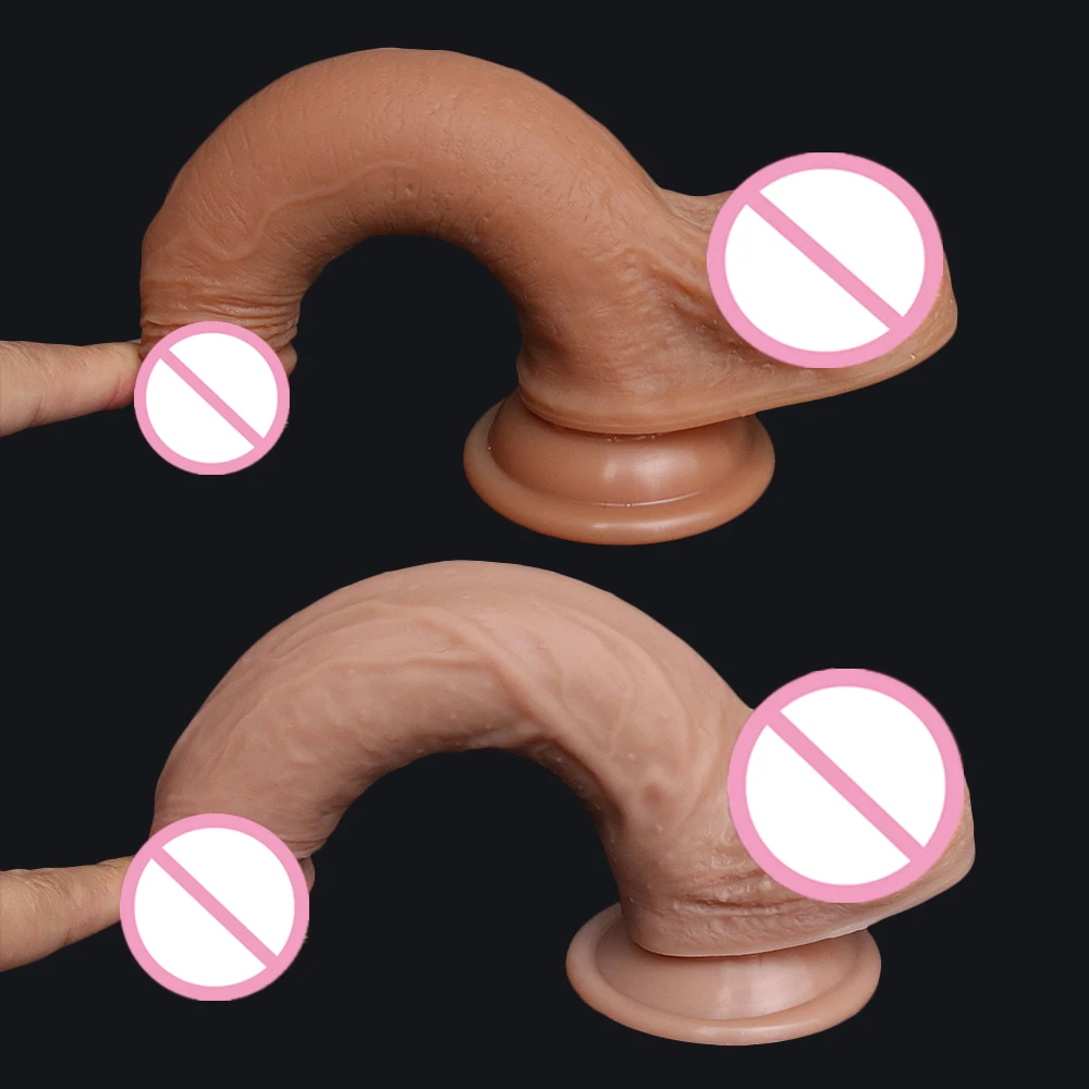 Soft Penis Huge Big Dildo Realistic No Vibrator Suction Cup Sex Toys For Women Strapon Female Masturbation Adults 18 Cock Shop