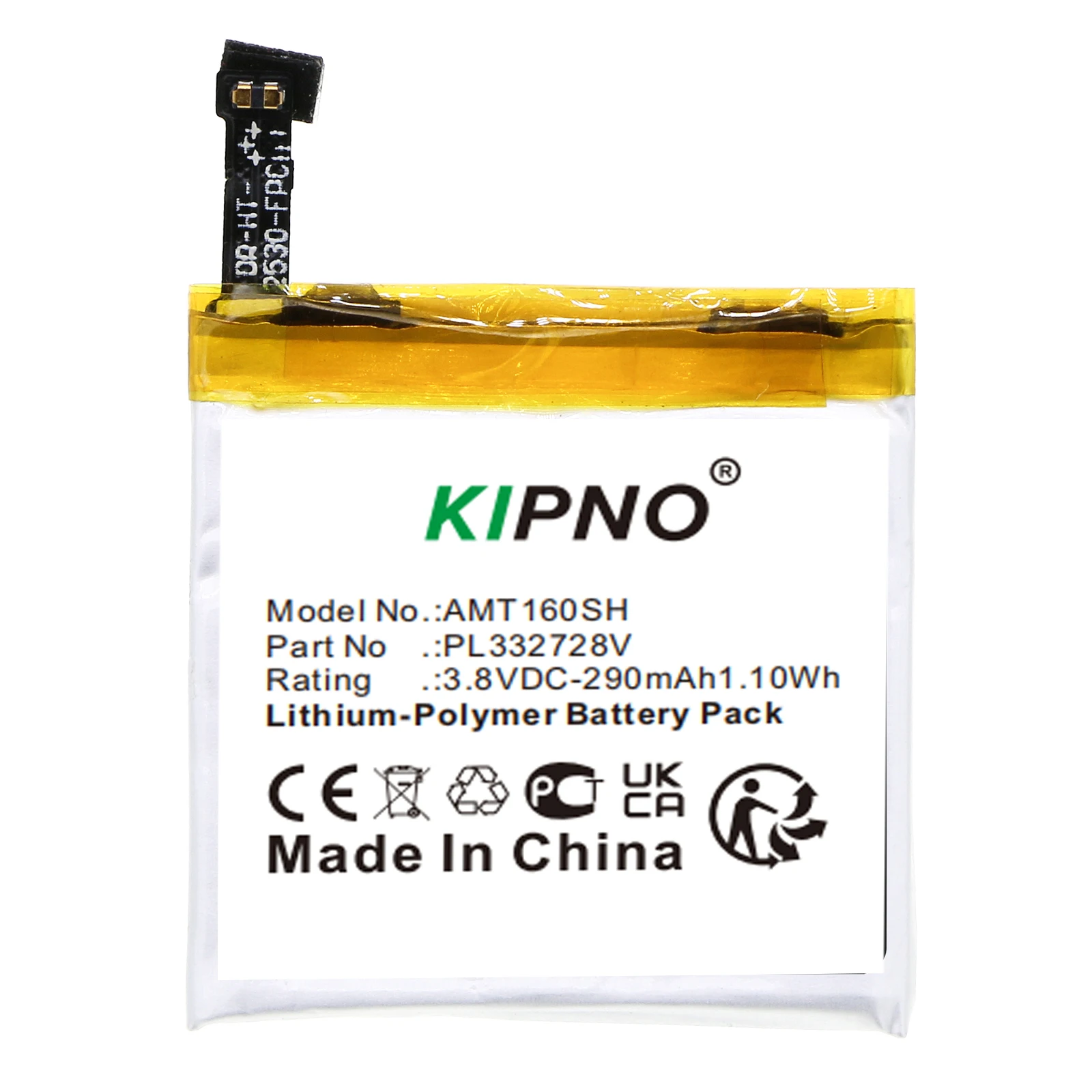 

KIPNO Smart Watch Battery PL For Huami Amazfit Stratos Stratos2 A1609 A1619 290mAh