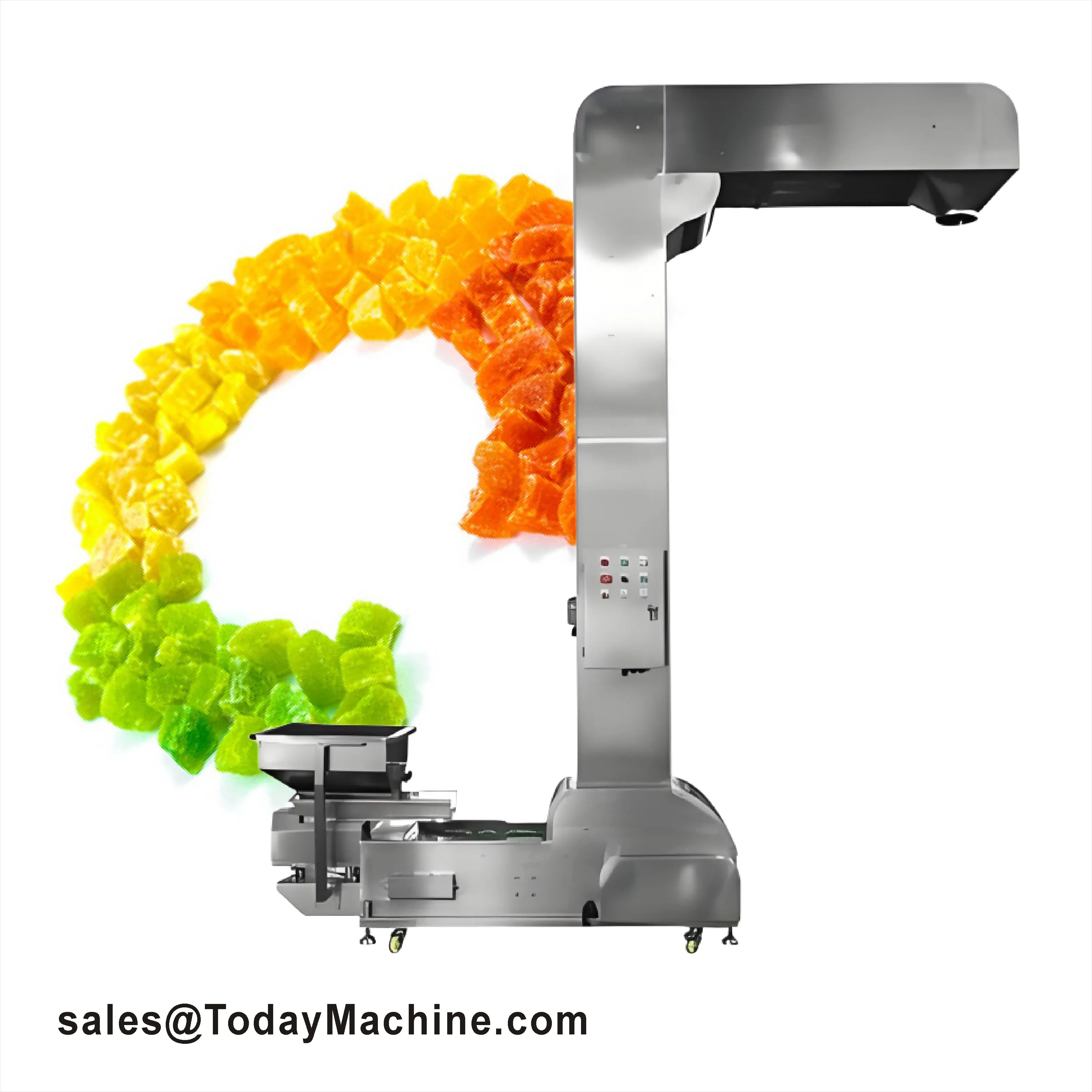 ناقل مصعد دلو من النوع Z للحبيبات معدات نقل رفع الأرز لآلة التعبئة Z وحدة تغذية المصعد