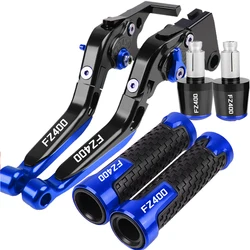 For YAMAHA FZ400 FZ 400 FZ-400 1986-1988 1986 1987 1988 Motorcycle CNC Aluminum Brake Clutch Lever Handlebar Handle Grips Ends