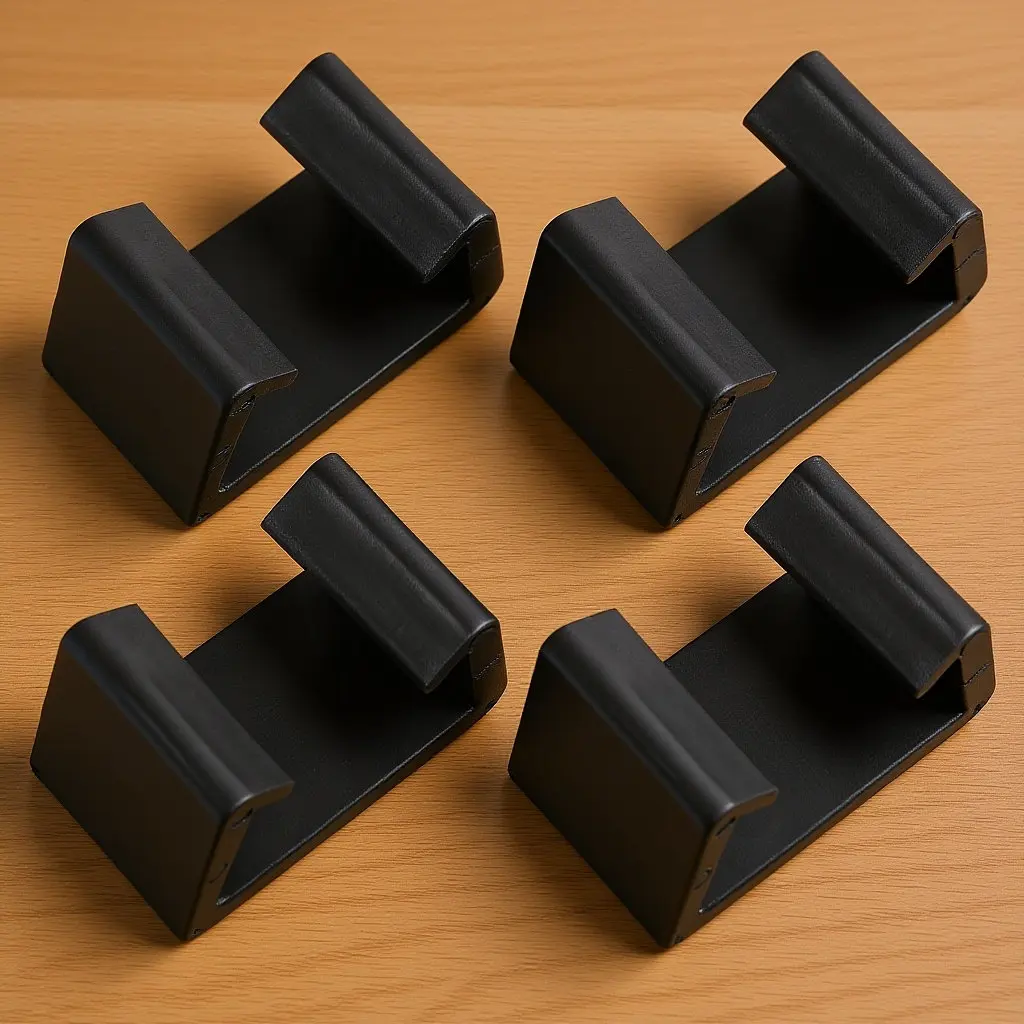 

4Pcs Sturdy Furniture Clip Rattan Made Chair Fastener Black Creative Sofa Connector Sectional Couch Connector Home Accessory
