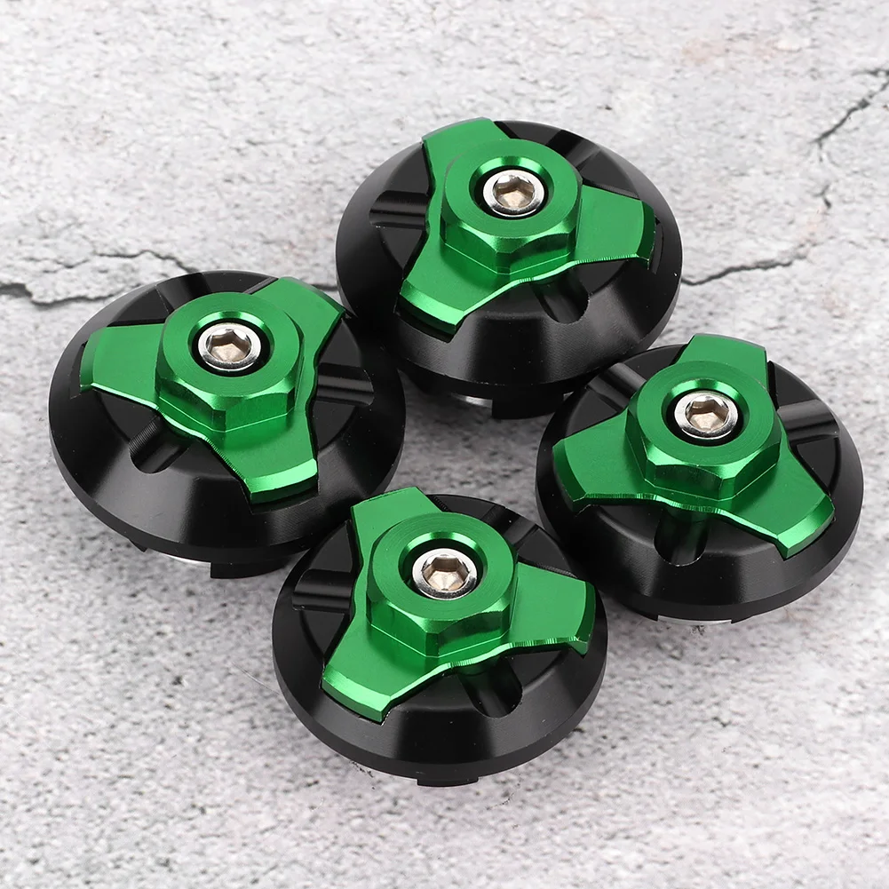 

Рама из алюминиевого сплава мотоцикла, болт, декоративная крышка, подходит для Kawasaki Ninja 250 300, зеленый