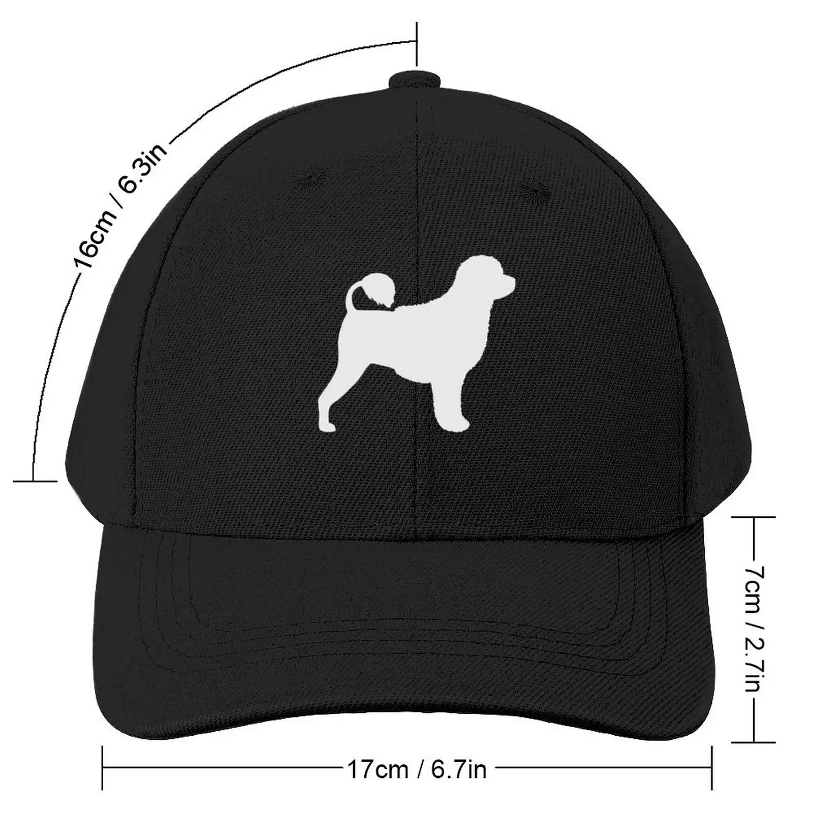 Portuguese Water Dog Silhouette(s) Baseball Cap Icon Mountaineering Ball Cap Hats Man Women's