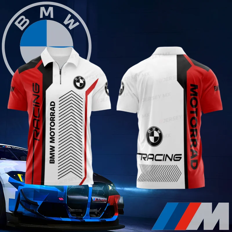 

BMW Quick-drying POLO Shirt T-shirt 2025 High-end Luxury Casual Sports Short-sleeved Top Car Lover Gift Cycling Suit Polo Moto