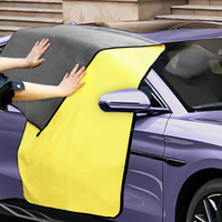 160x60cm Car Wash Towel 400GSM Microfiber High Water Absorption Cleaning Towels Thickened Soft Car Washing Drying Cloth