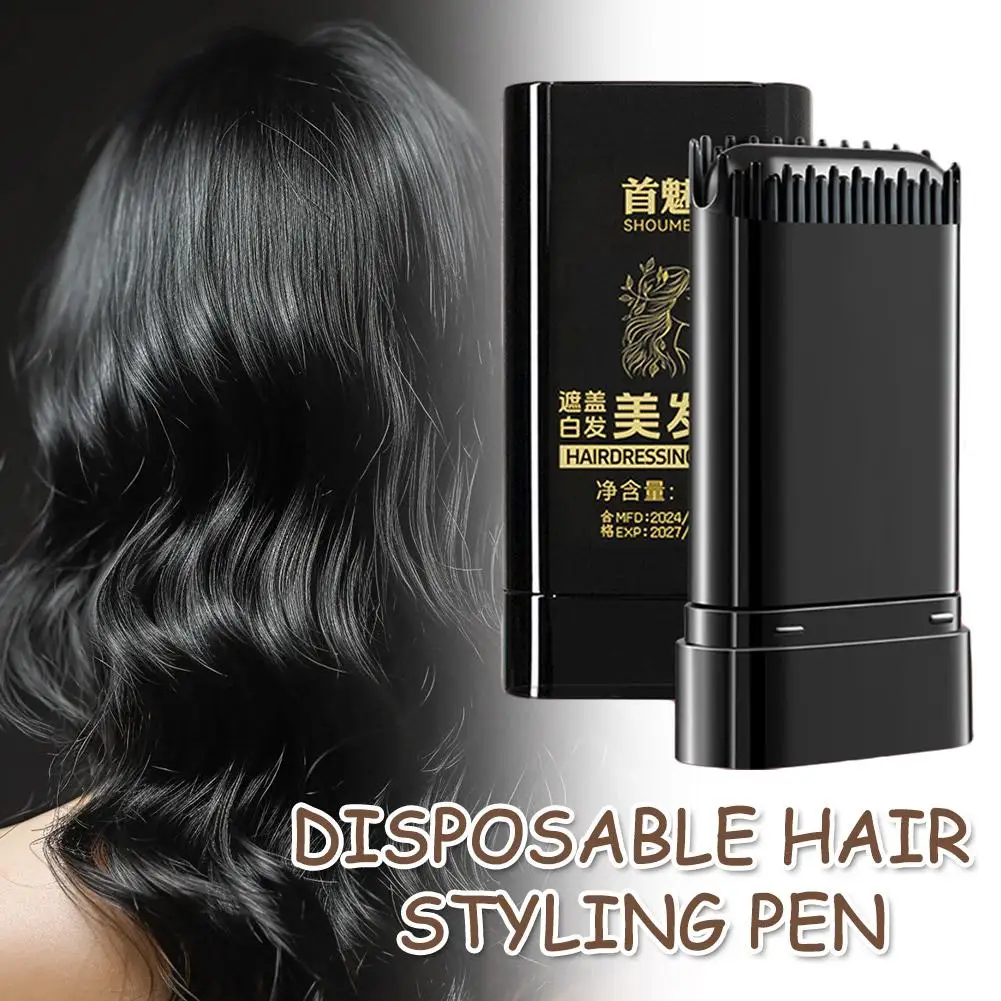 1pcs 3 Colors Hair Stick, Gray Hair Covering Artifact Stick Hair Hair Disposable Color Hair Roots Dyeing Dye Loss Color and J7A1