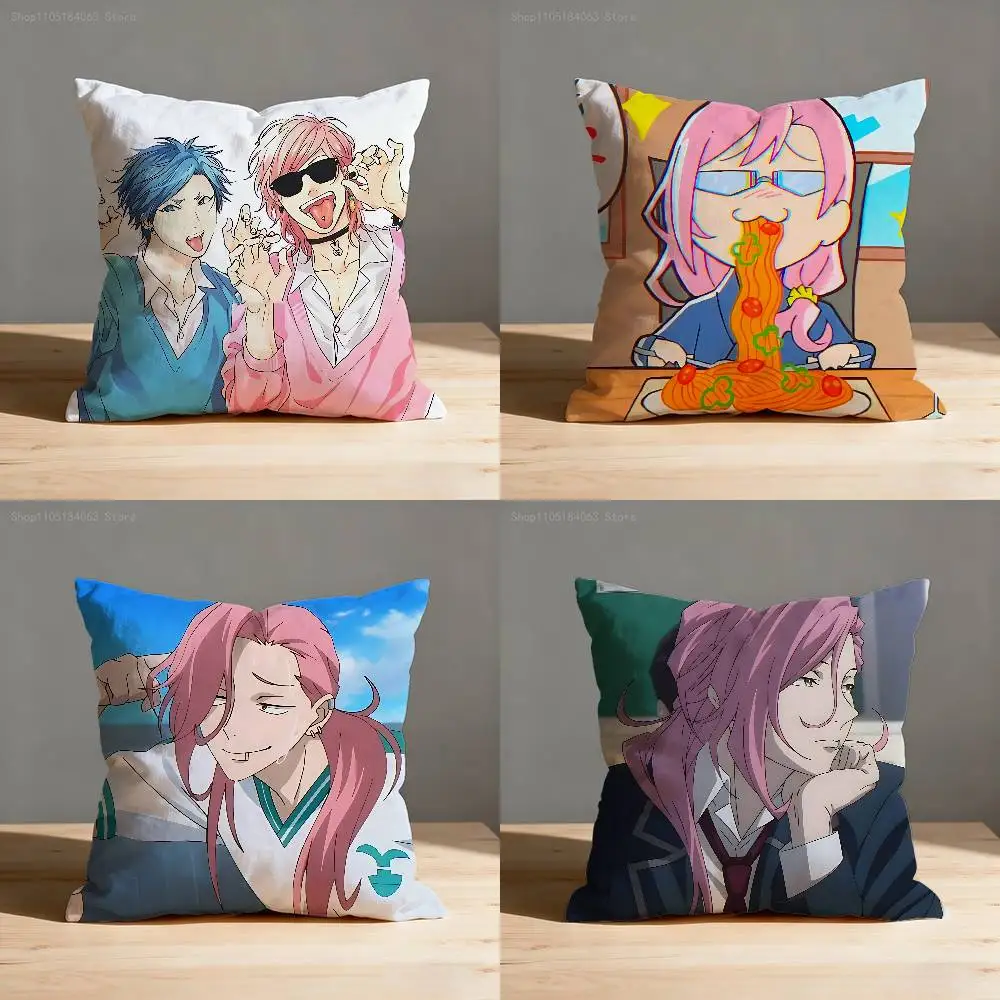 

A-Ayato Yuri Y-Yarichin Pillow Case For Sofa Decor Car Office Room Printing Cushion Cover Decorations and Protector