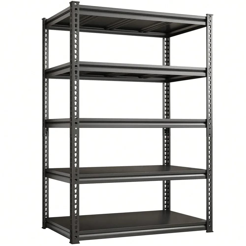 Garage Shelving Storage Shelf Shelves H Storage Shelves Load 2500 LBS 5Tier Adjustable Garage Shelves For Warehouse, Basement, 7