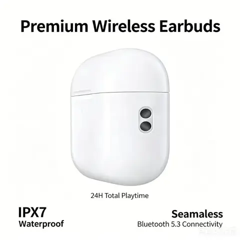 2026 New Air 3【 Pro 3 】 Bluetooth Wireless Earbuds with Heart Rate Monitoring, Active Noise Cancellation Headphones, Waterproof for Daily Use, For IPhone IOS Smartphone, Gaming /Sports /Fitness Earphones.