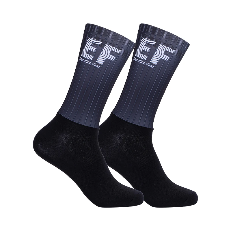 AliExpress NONE New Pro Aero compression Socks Anti Slip Silicone Cycling Socks Men women Bicycle Sport Running Bike mid-calf Socks all-season