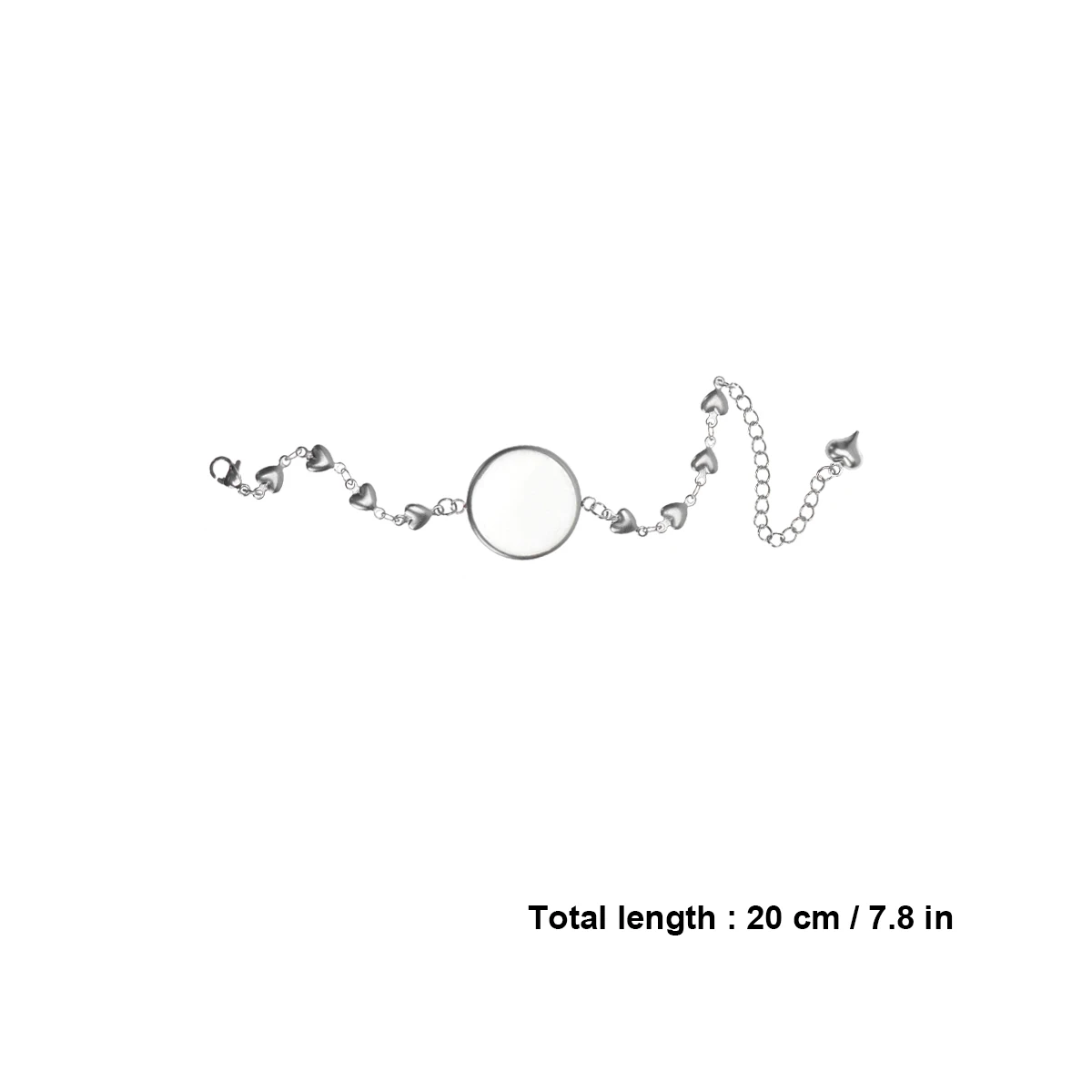 

10 Pcs Steel Bracelet Base Pentagram Shape DIY Jewelry Diy Party Bracelet Kit Lightweight Durable Gift Bracelets