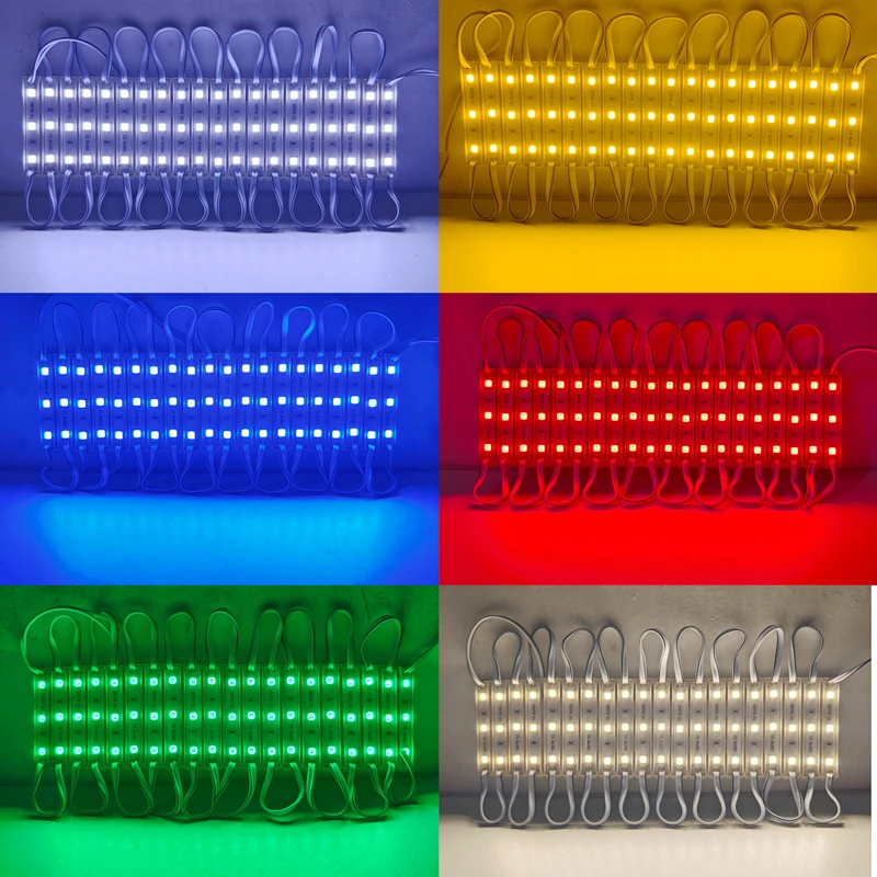 5054 LED Module 200PCS/Pack 12V Waterproof White Lights Kit Ceiling Advertisement Lamp for Car Truck Caravan Trailers Boat Bus
