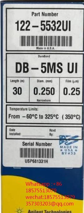 FOR Agilent 122-5532UI GC DB-5MS  Gas Phase Column 1 PIECE