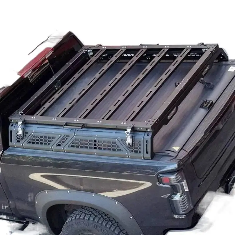 Wholale 4X4 Vehicle Exterior Aftermarket Accsori Mn-Steel Truck Bed Rack System Roll Bar For Chevy Silverado 00
