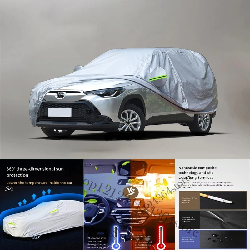 

For Toyota-Frontlander Auto Anti snow Anti dust Anti-uv Anti peeling paint And Anti Rainwater 210t Car cover protection