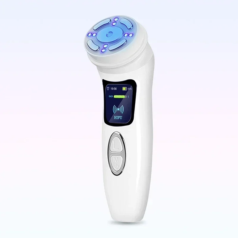 mini hifu ultrasound beauty machine for face tightening and lifting mini hifu facial wrinkle remover facial massager forhome use